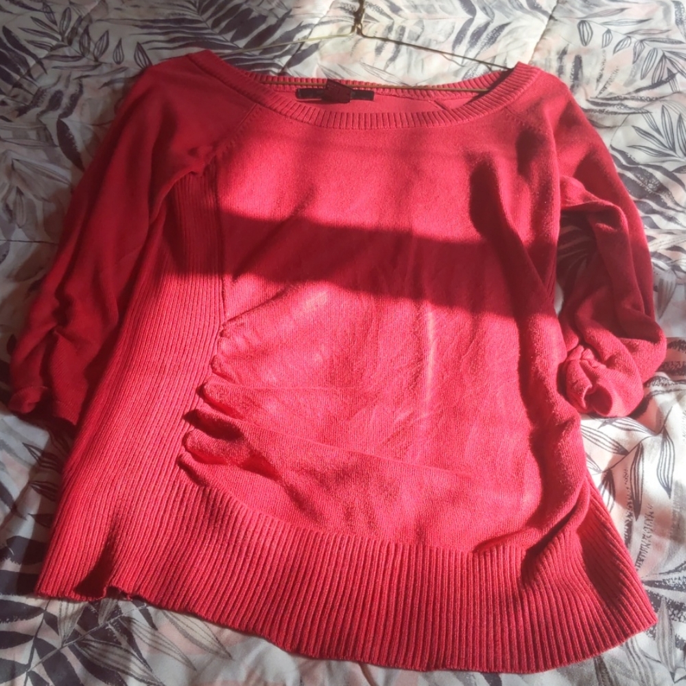 Red sweater